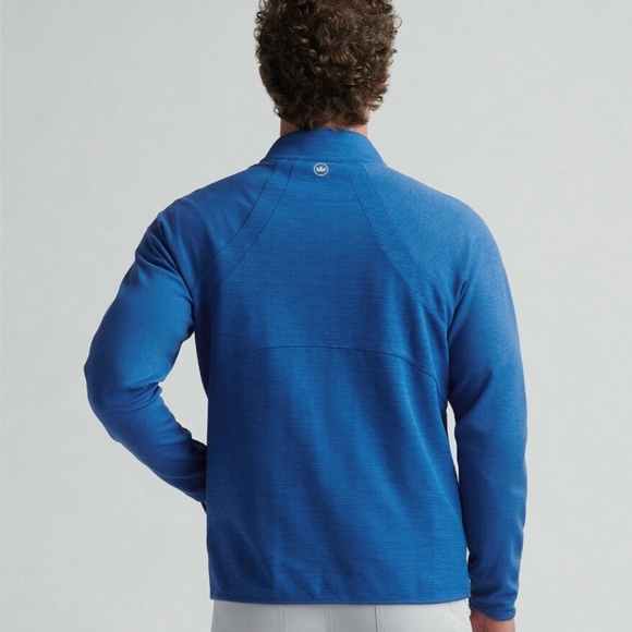 New Peter Millar Crown Crafted Vista Hybrid Full-Zip Jacket Blue Medium - Picture 4 of 7